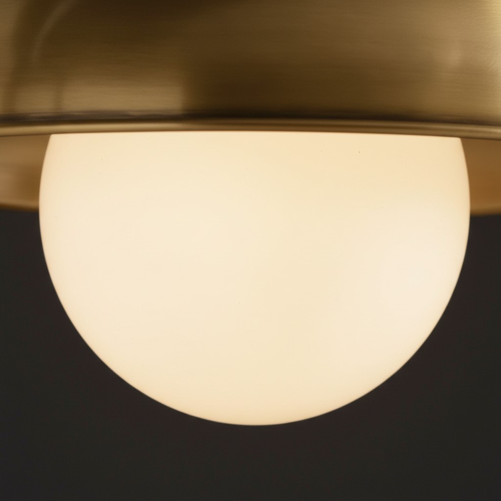Close-up of the Cordax opal glass glow