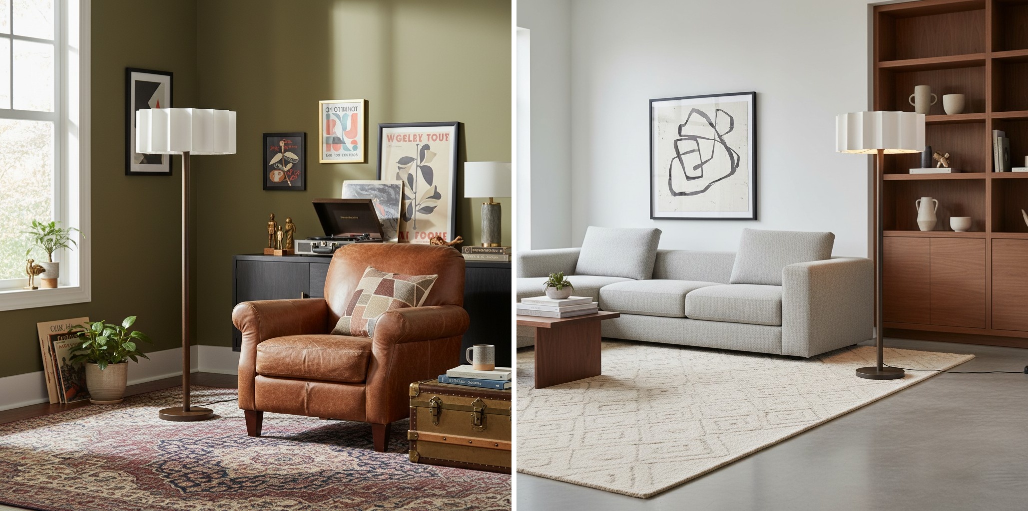 Cavilon floor lamp room pairing options