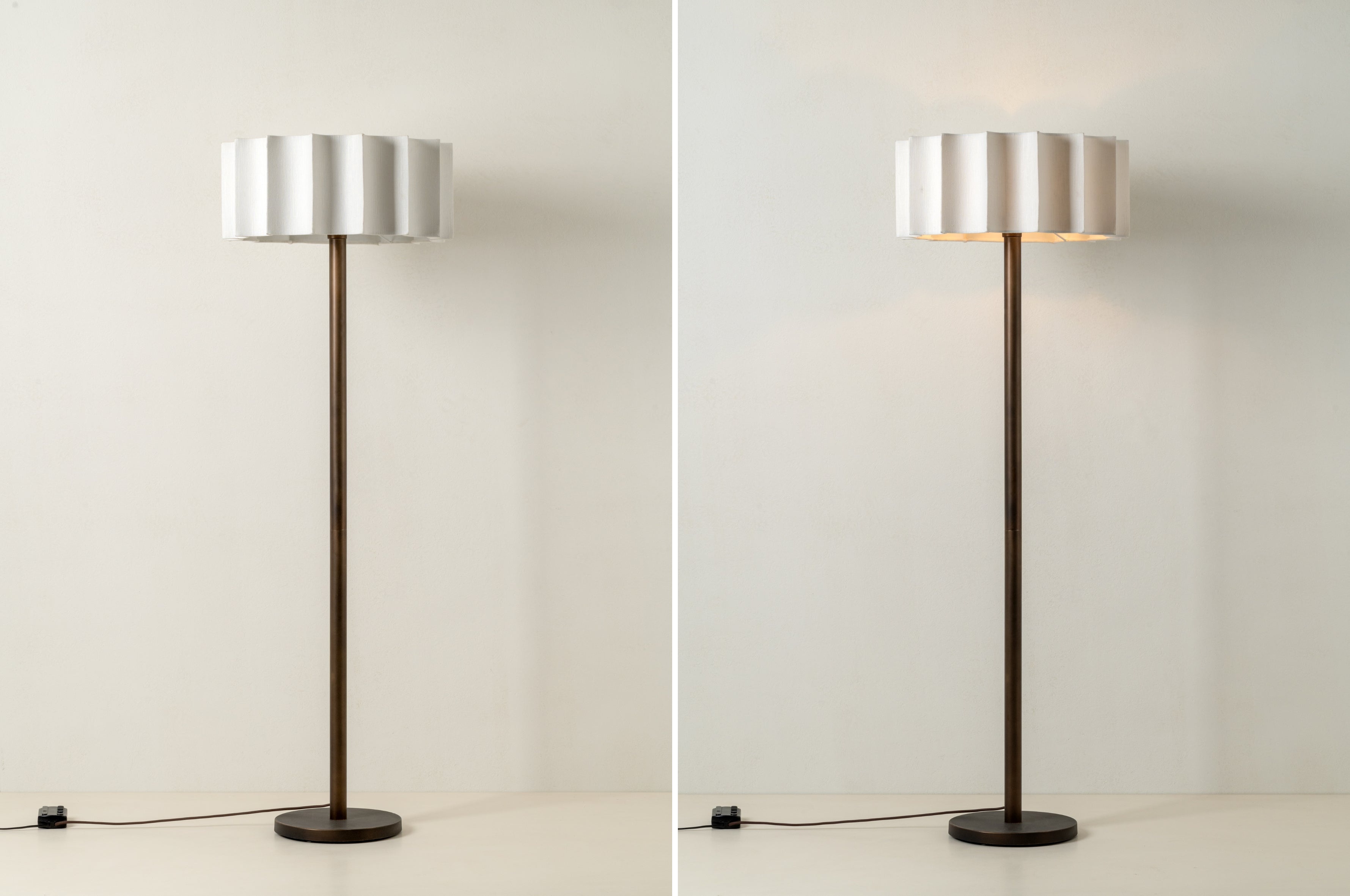 Cavilon floor lamp switch light comparison