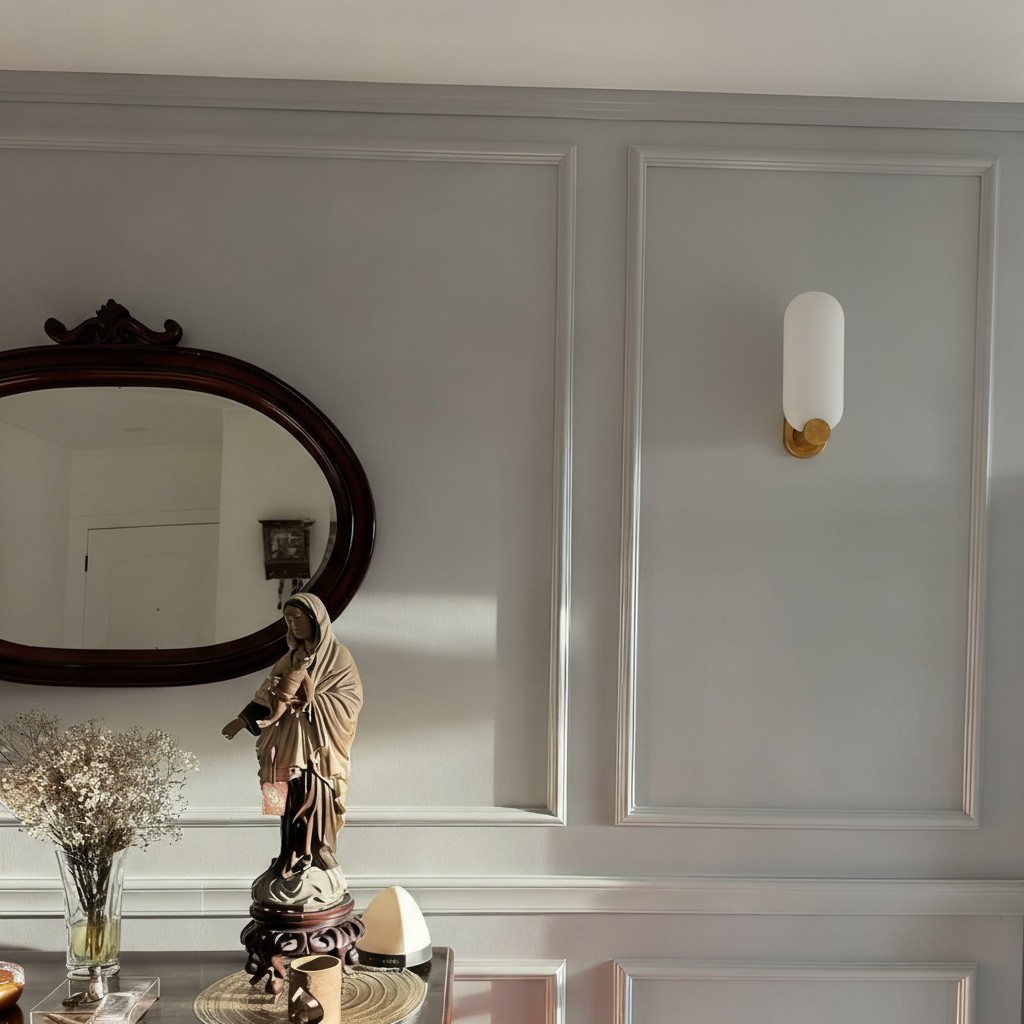 Customer photo of Albi wall sconce in a decorative room