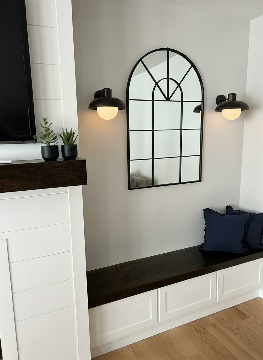 Customer room photo with Cordax wall lamps