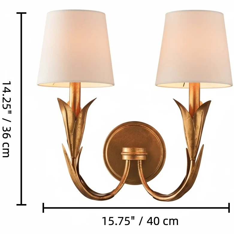 Duova wall lamp dimensions