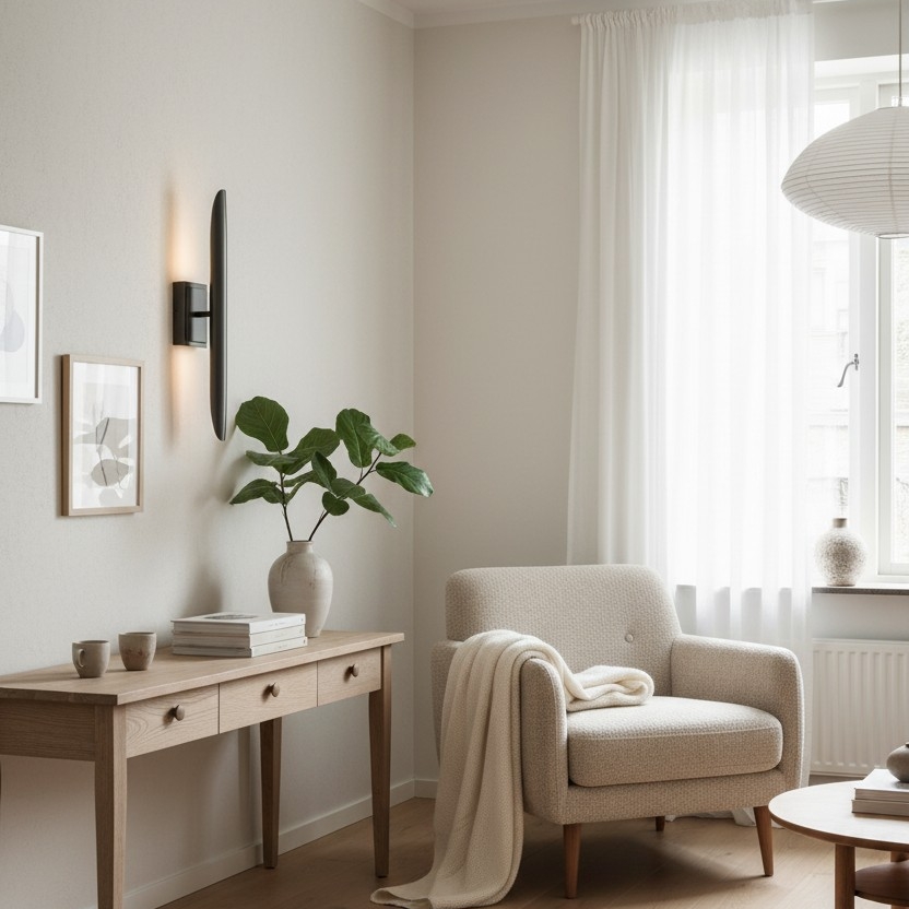 Modo Wall Sconce Minimalist Metal Frame