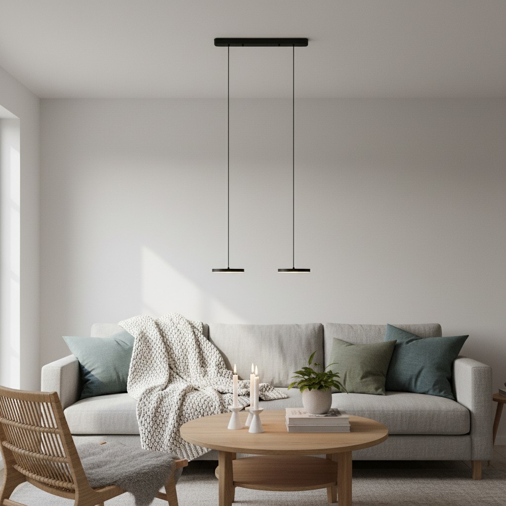 Feranox pendant in a living room setting