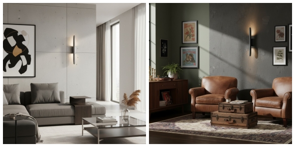 Modo Wall Sconce Minimalist Metal Frame