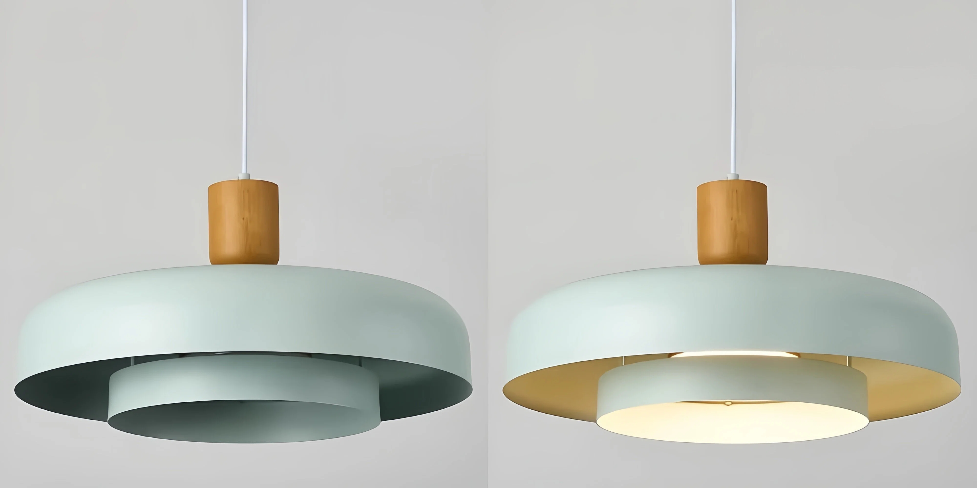 Switch light comparison for the pendant light
