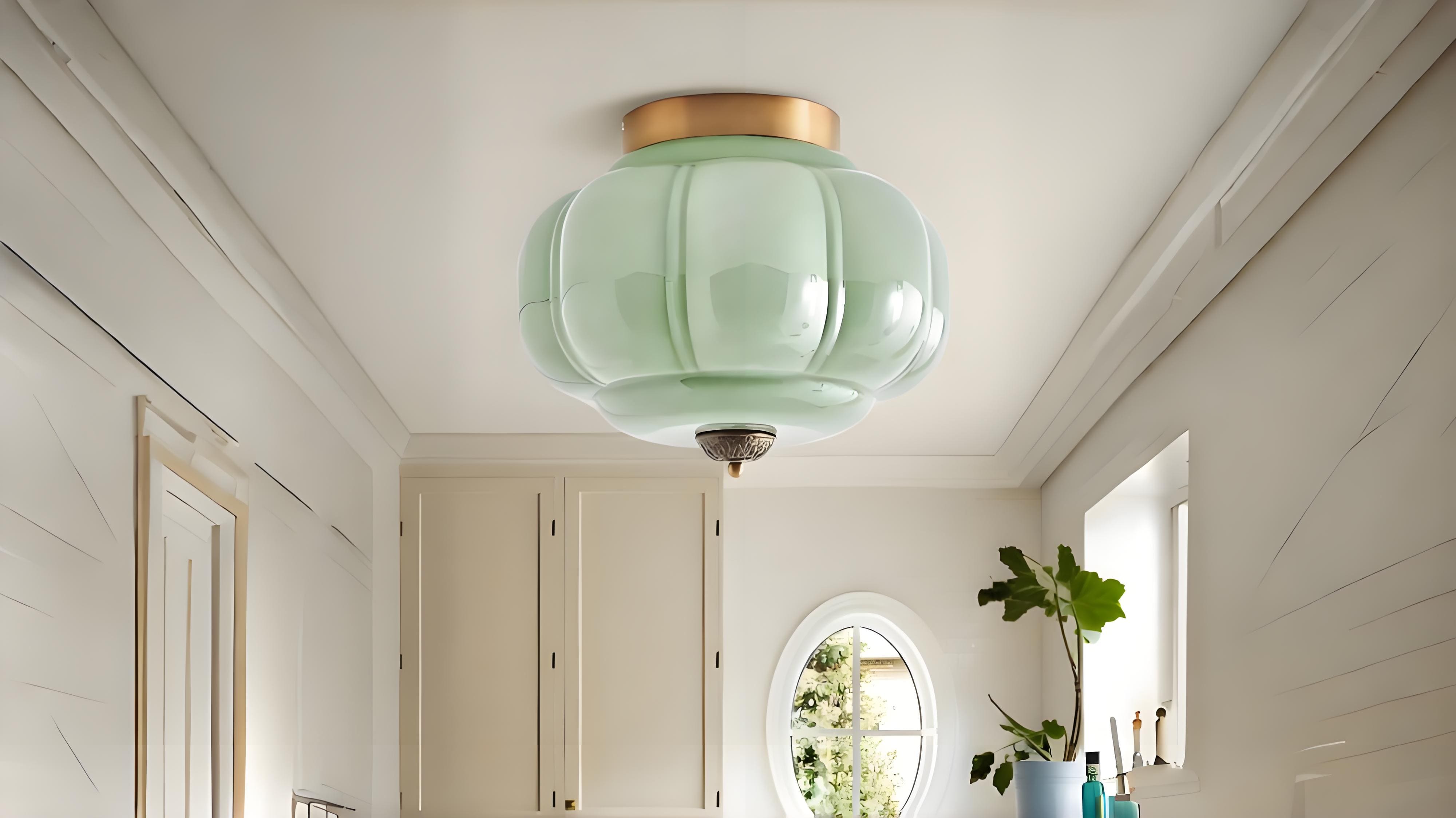 Eloise ceiling light installed in a bright room