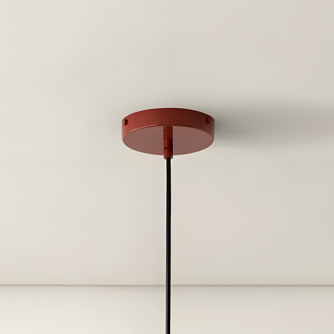 Macaron pendant ceiling canopy detail