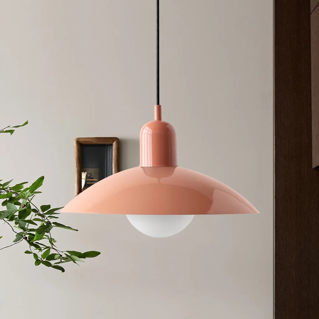 Pink Macaron pendant light detail scene