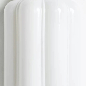 Smooth Milk Glass Shade detail