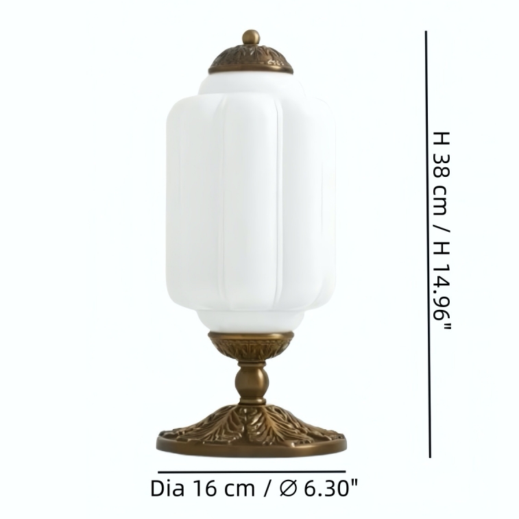 Eloise lamp size diagram