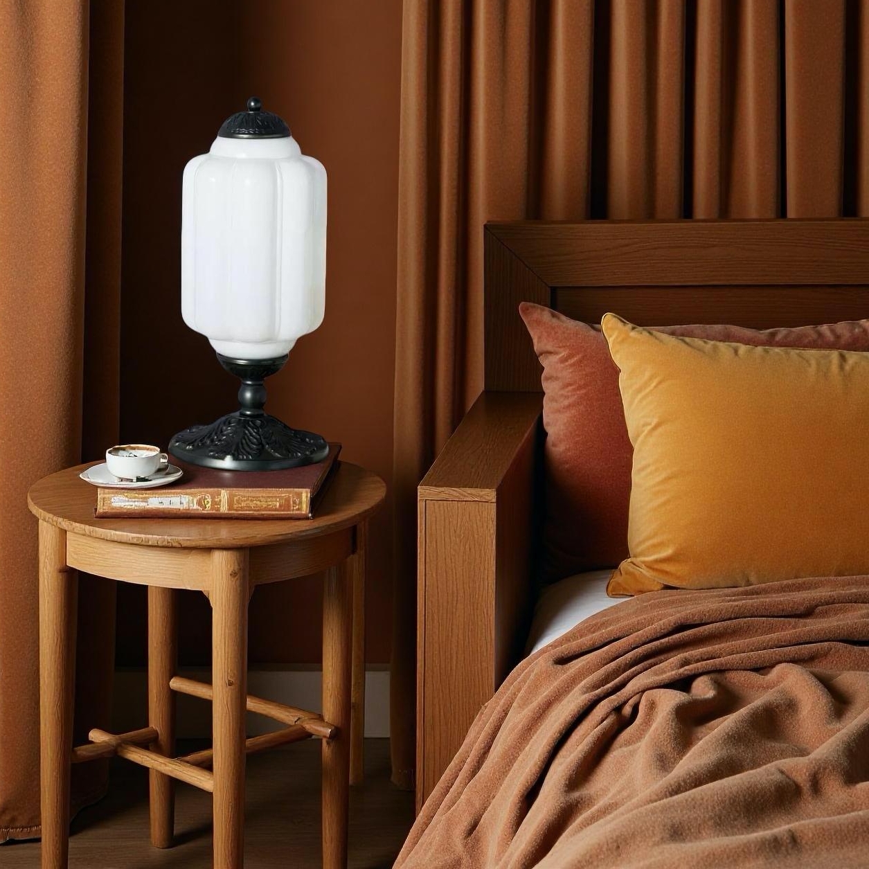 Eloise lamp bedside scene