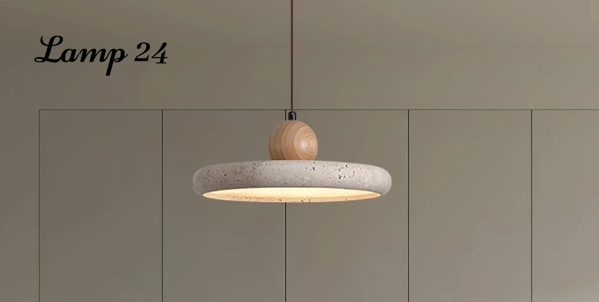 Travertine pendant light video poster