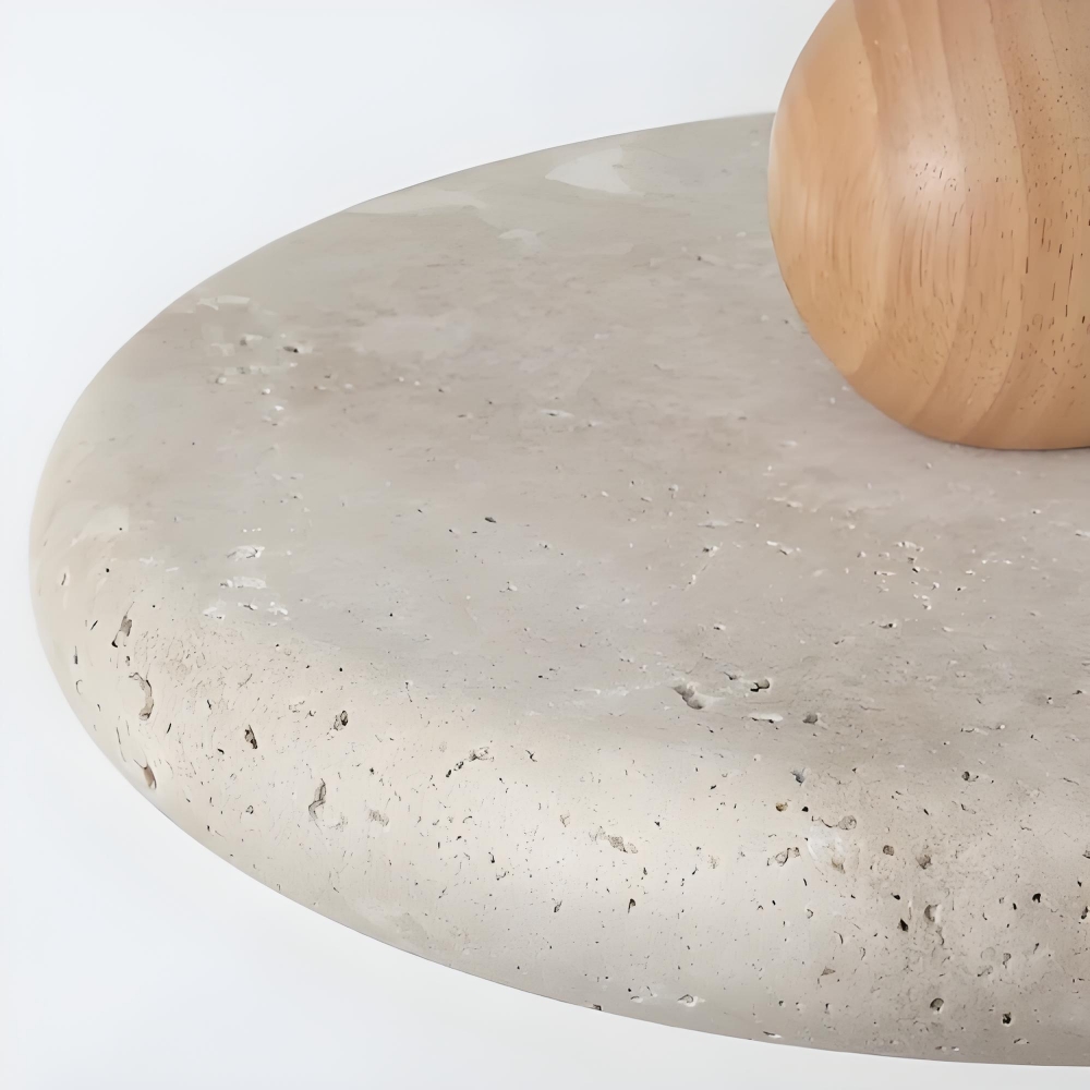 Natural travertine texture detail