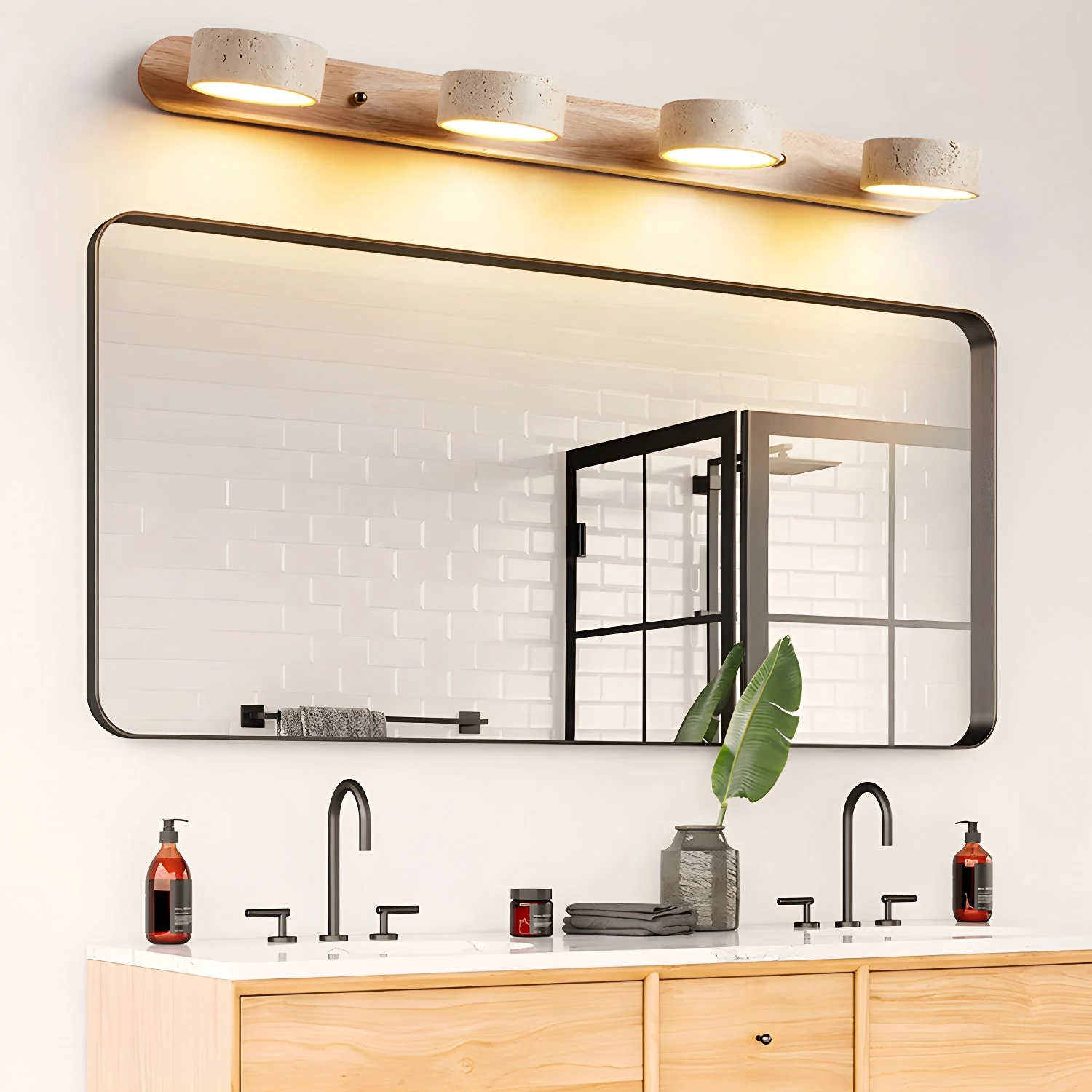 Travertine Wall Light