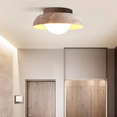 Travertine Ceiling Light