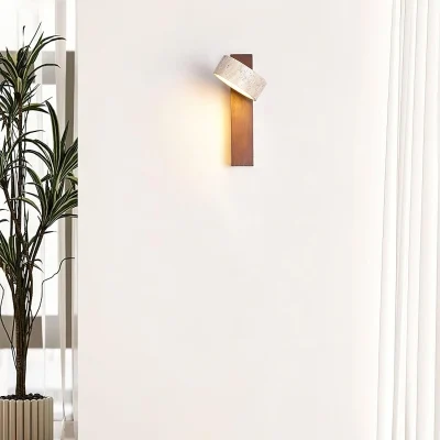 Travertine LED Wall Light