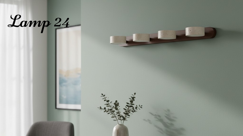 Installation video poster for travertine wall light