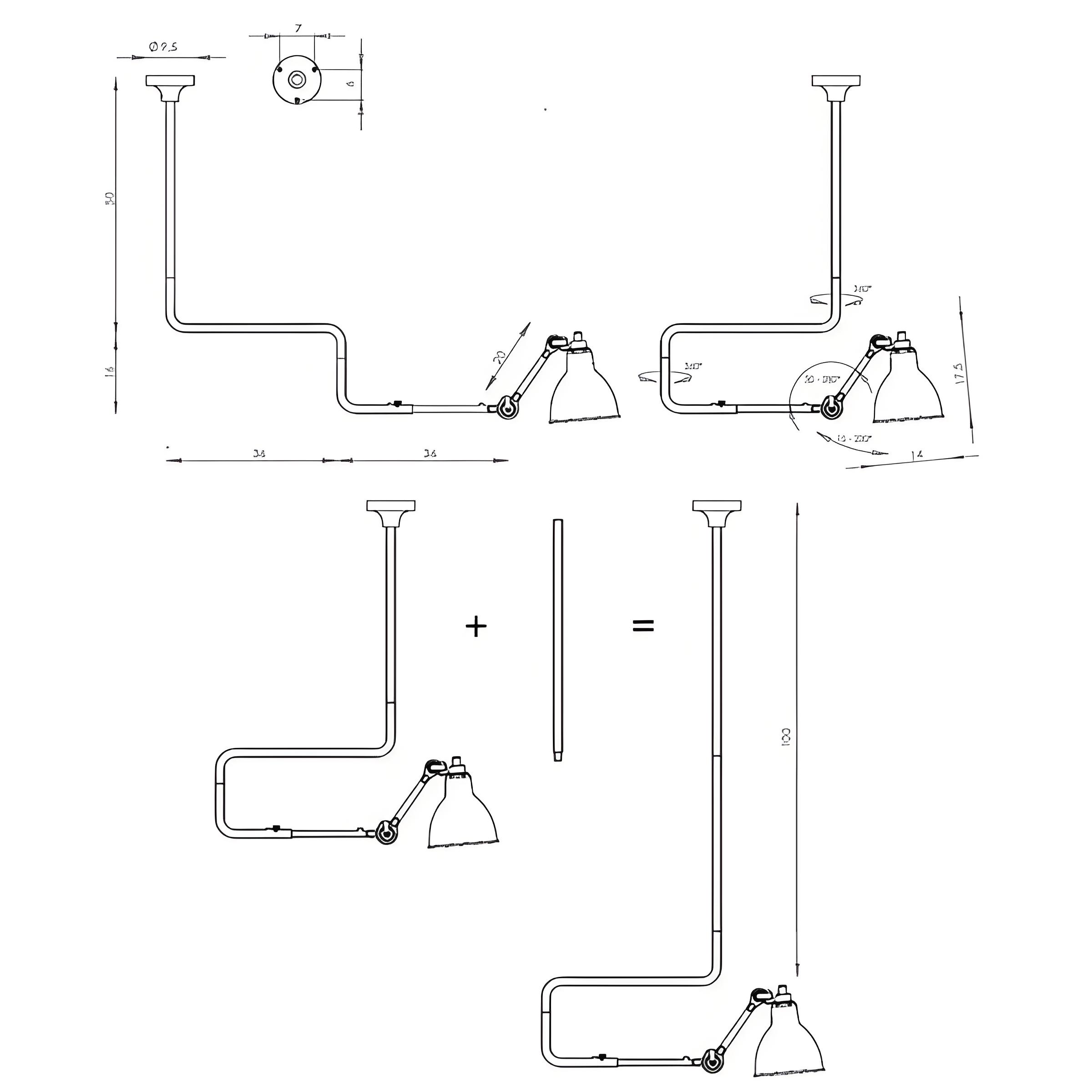 Model G-50 size diagram