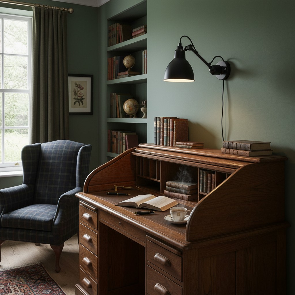 Desk wall lamp scene for Model A-C