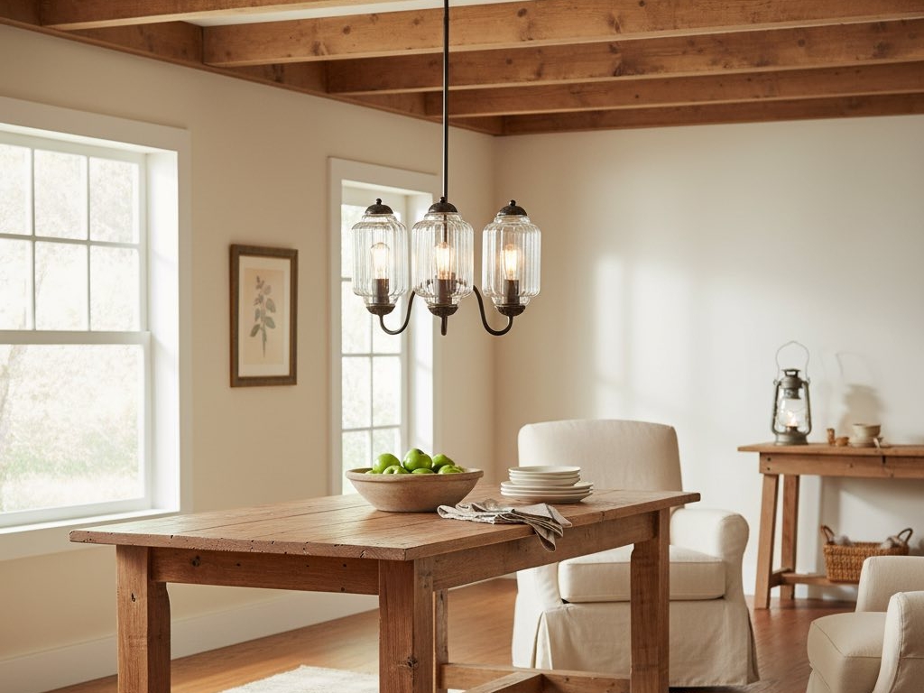 Eloise chandelier in dining room