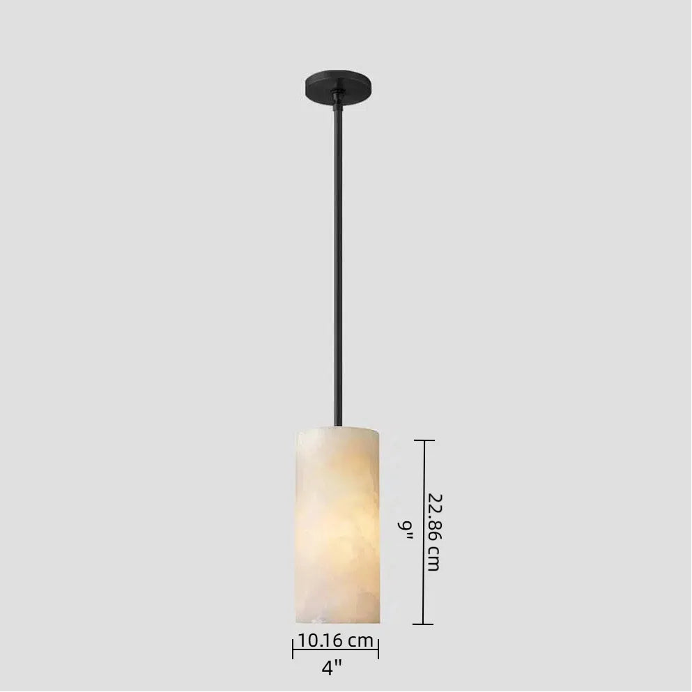 Pendant size Dia 10.16 cm x H 22.86 cm