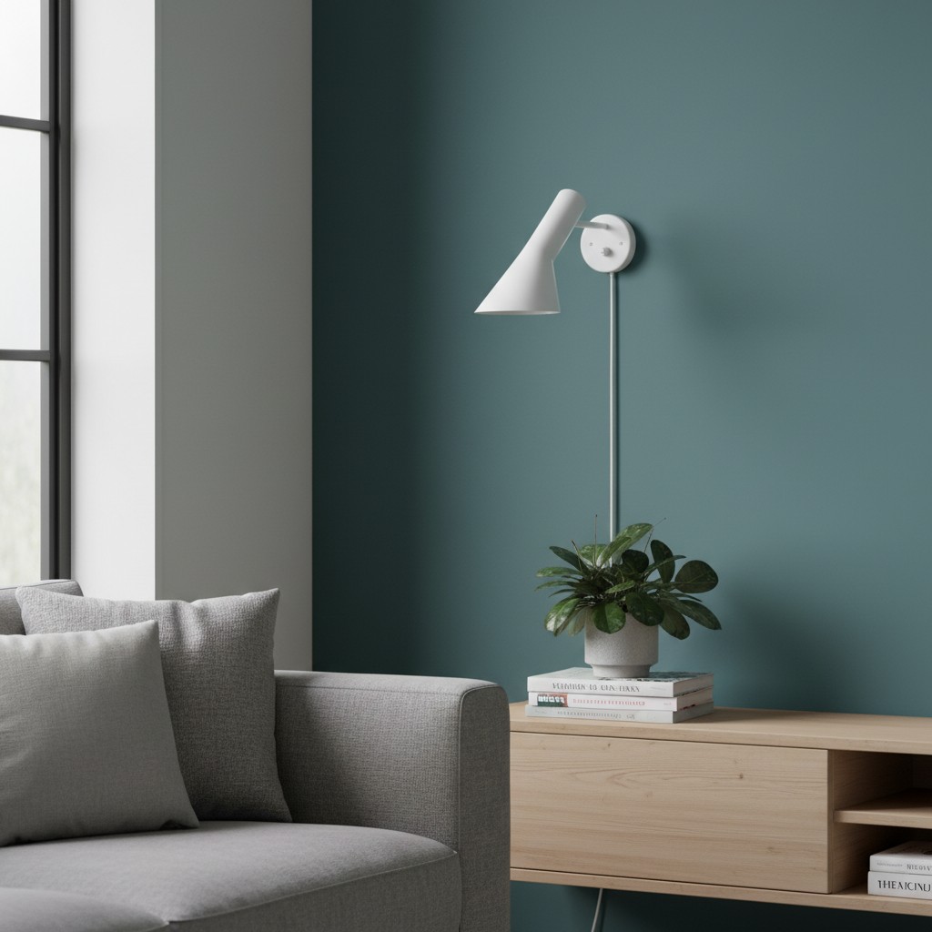 Wall lamp scene display