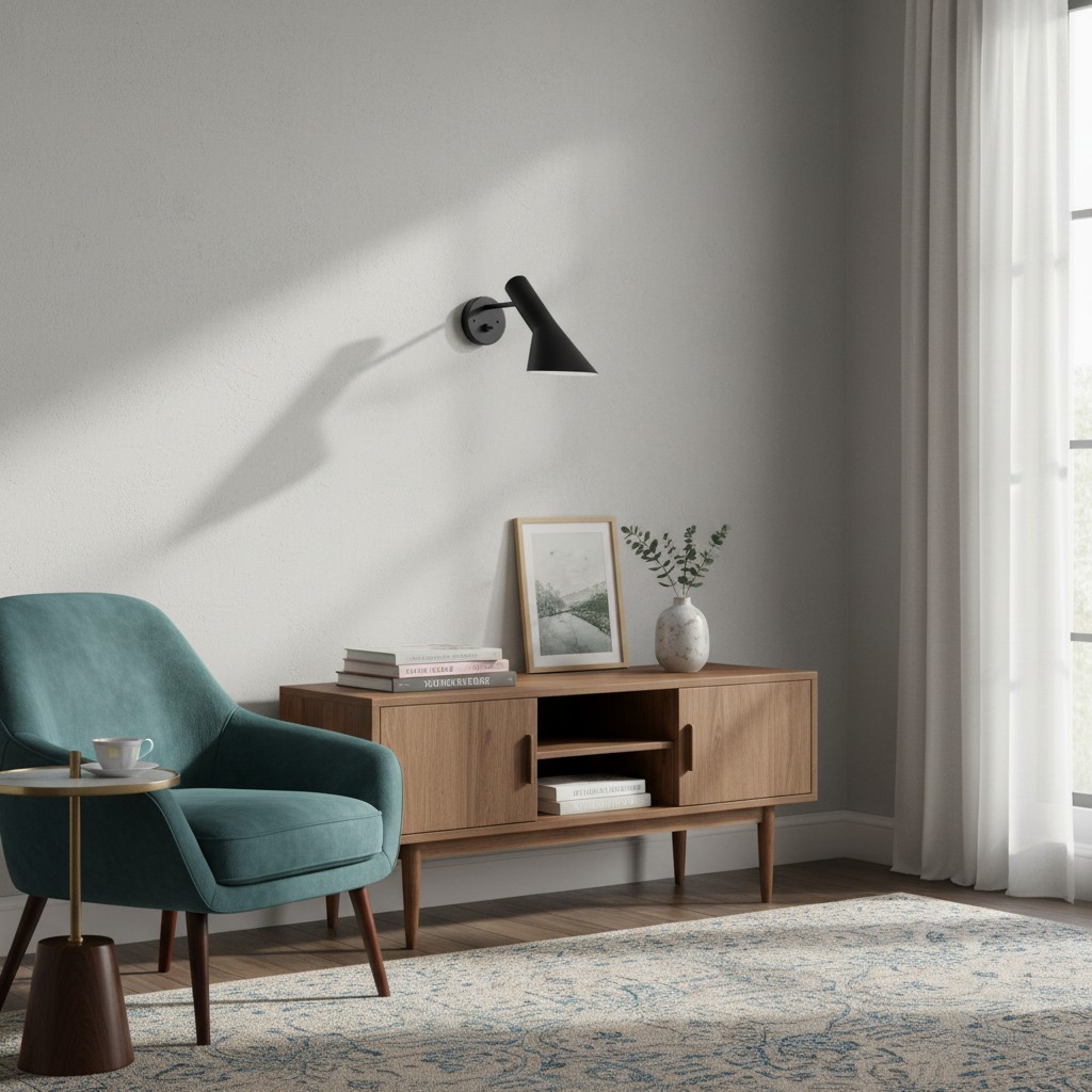 Wall lamp scene display
