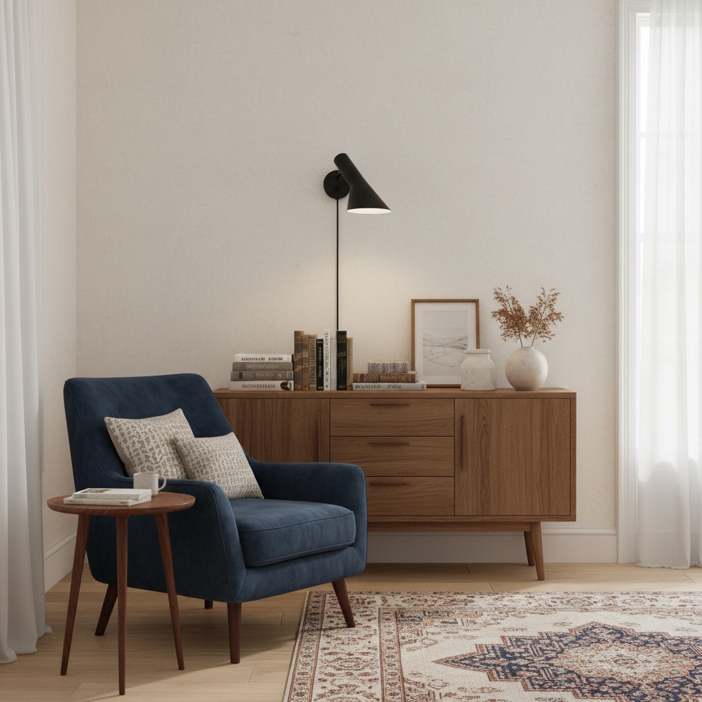 Wall lamp scene display