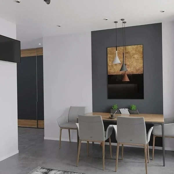 Pendant lamp scene display