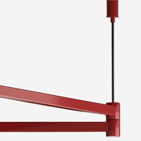 Swing arm and hanging wire detail