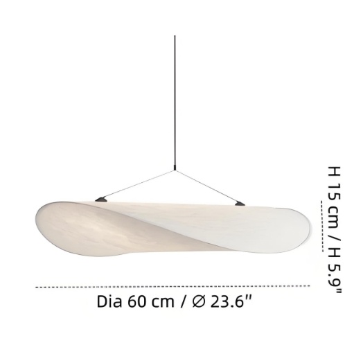 Product size diagram Dia 60 cm