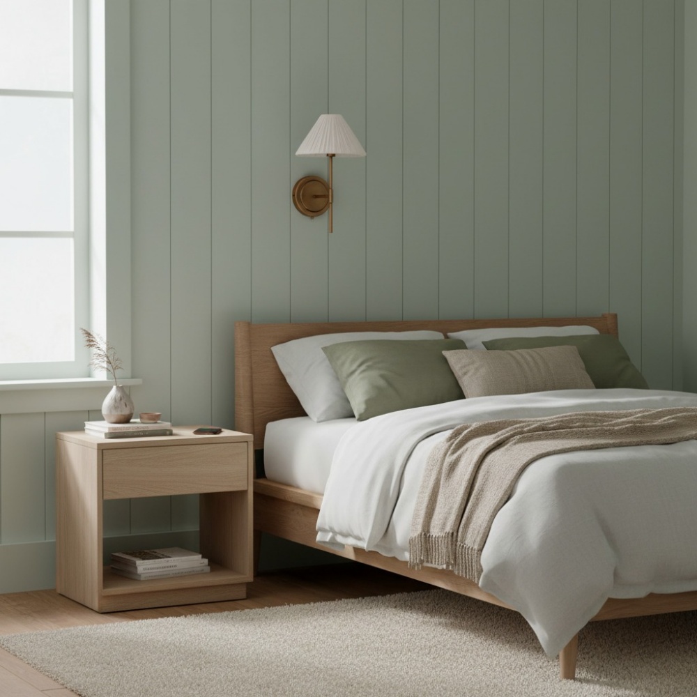 Lindi wall light in bedroom