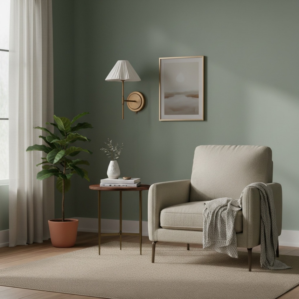 Lindi wall light in lounge corner