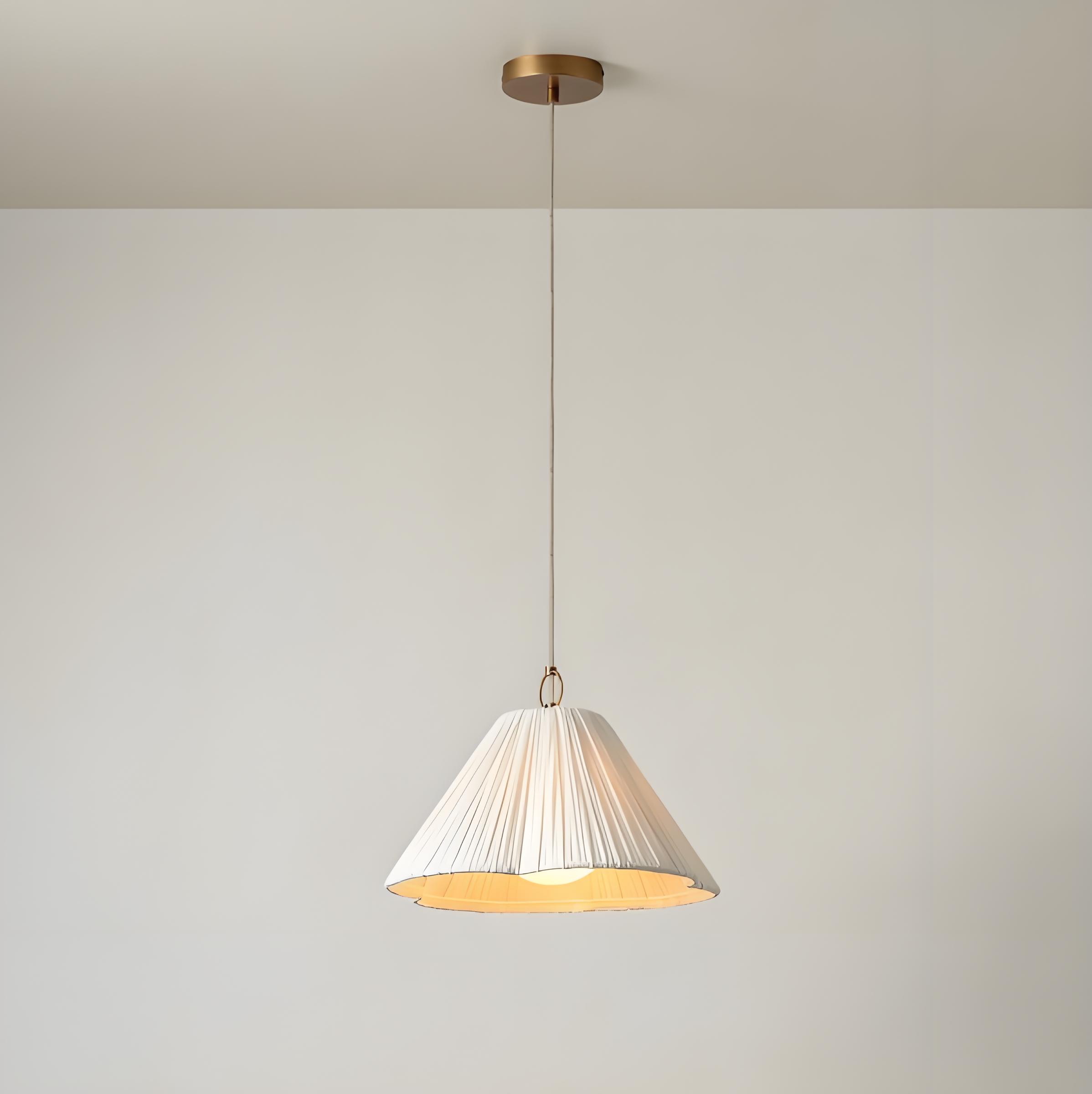 Lindi pendant light switched on