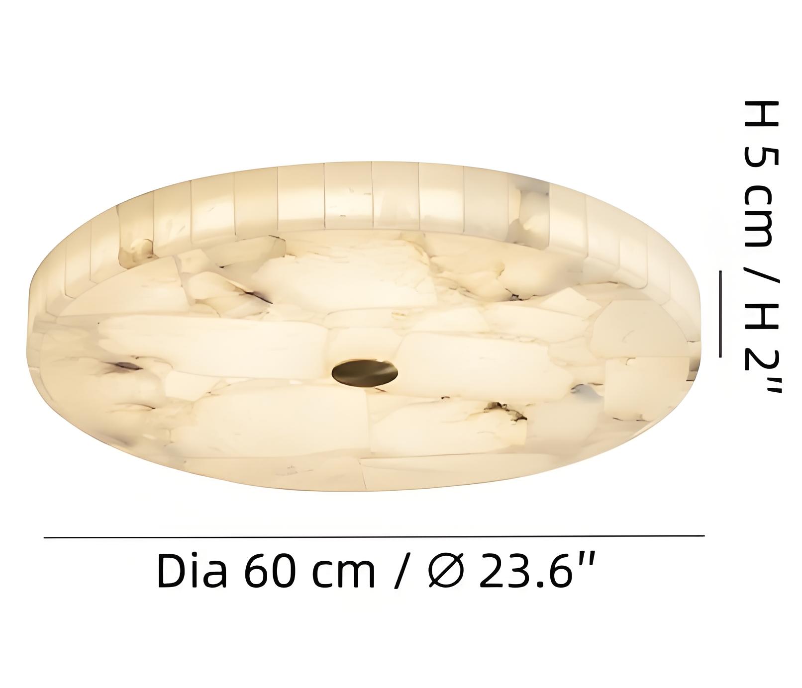 Large size: Dia 60 cm x H 5 cm