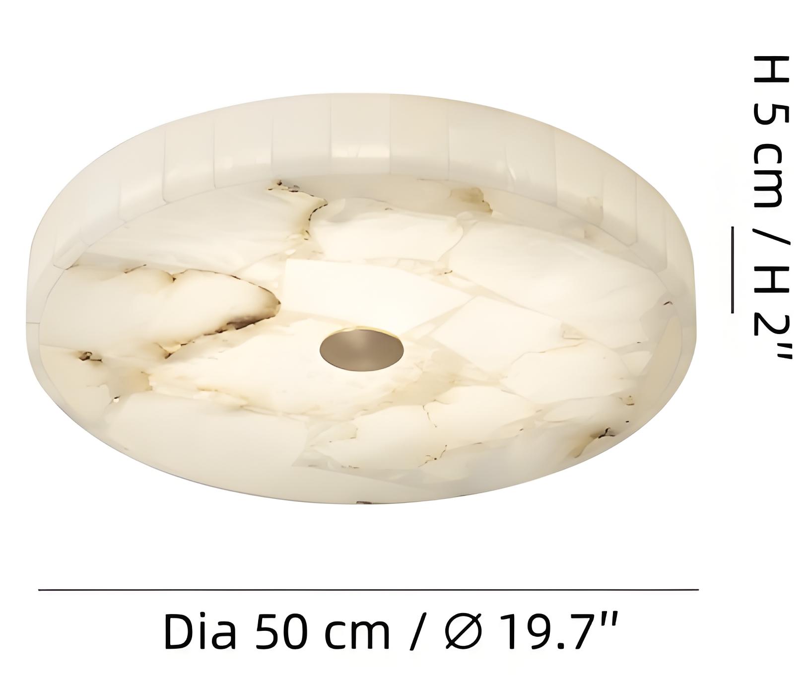 Medium size: Dia 50 cm x H 5 cm
