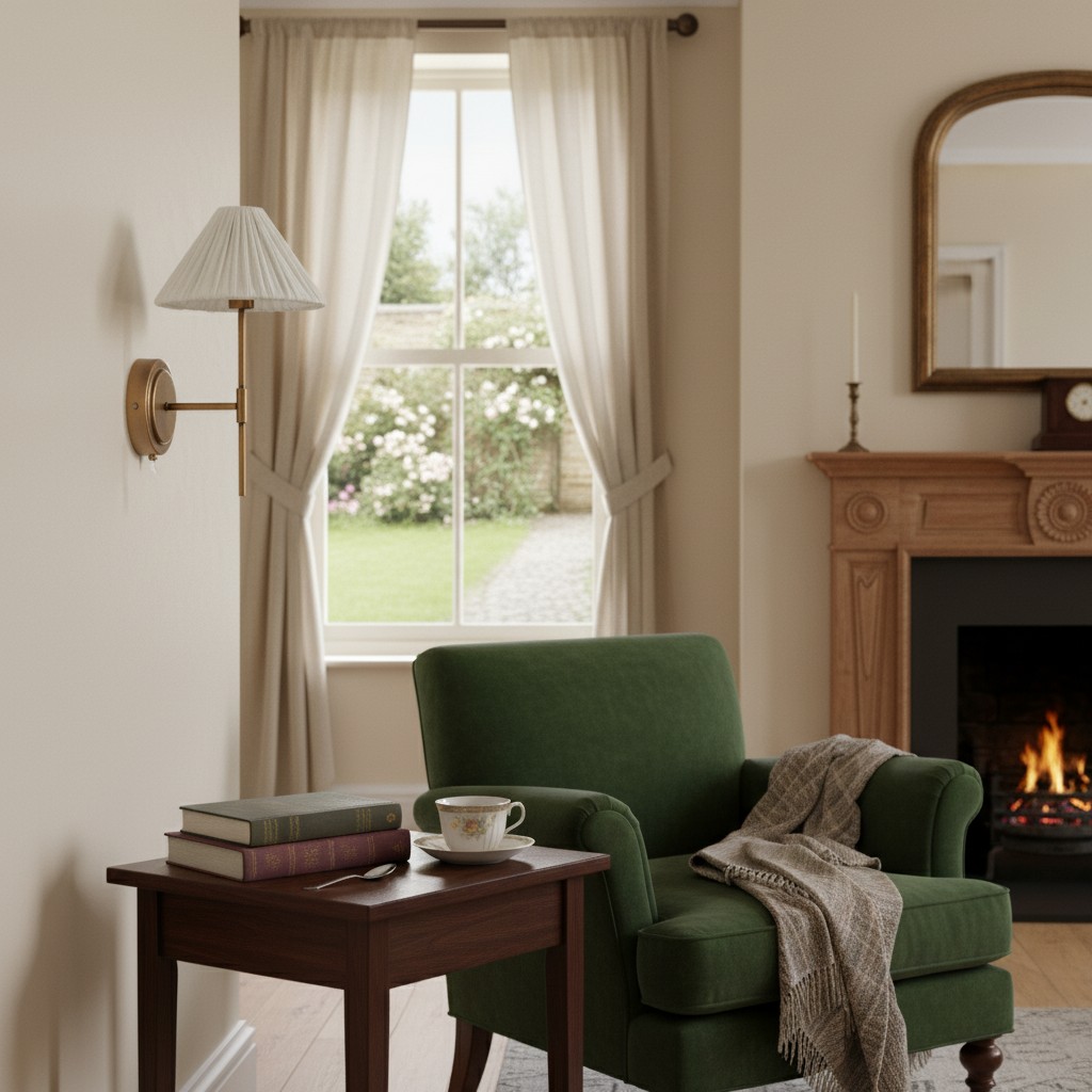 Lindi wall light in sitting room