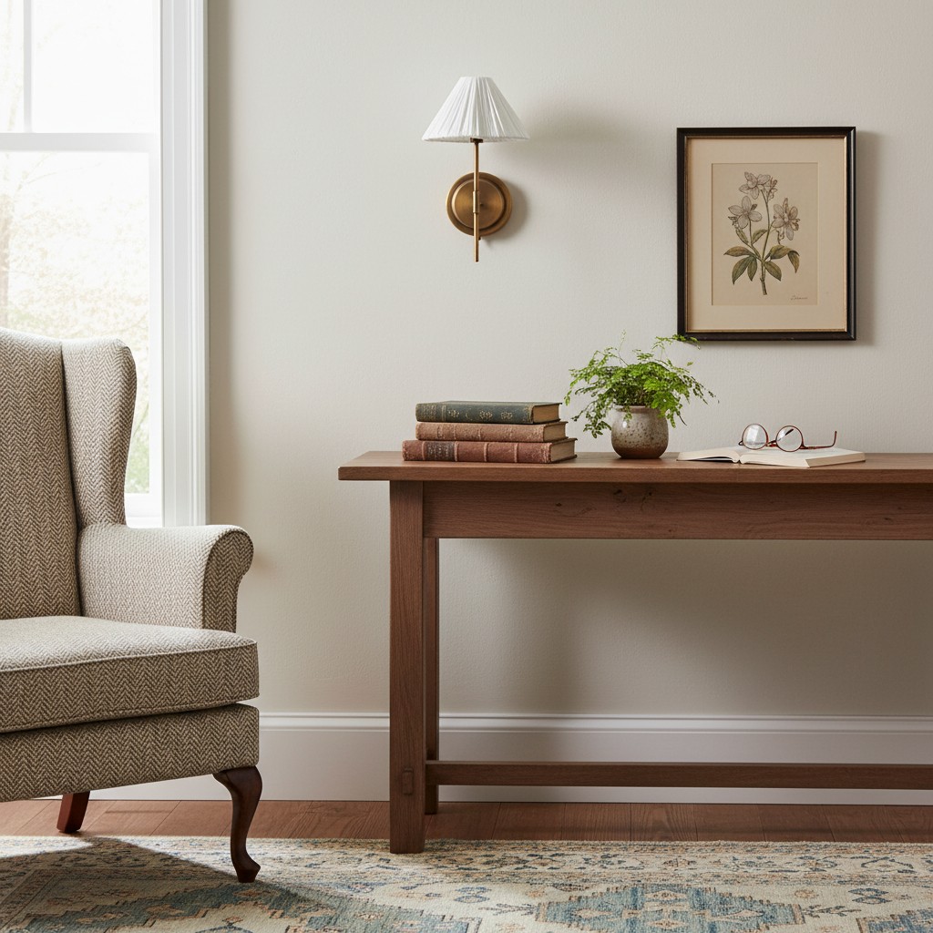 Lindi wall light near armchair