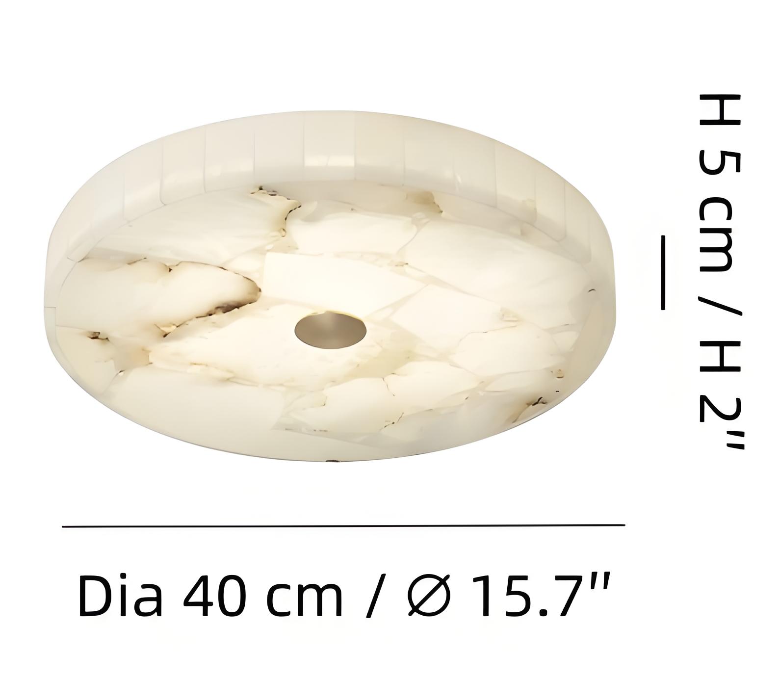 Small size: Dia 40 cm x H 5 cm