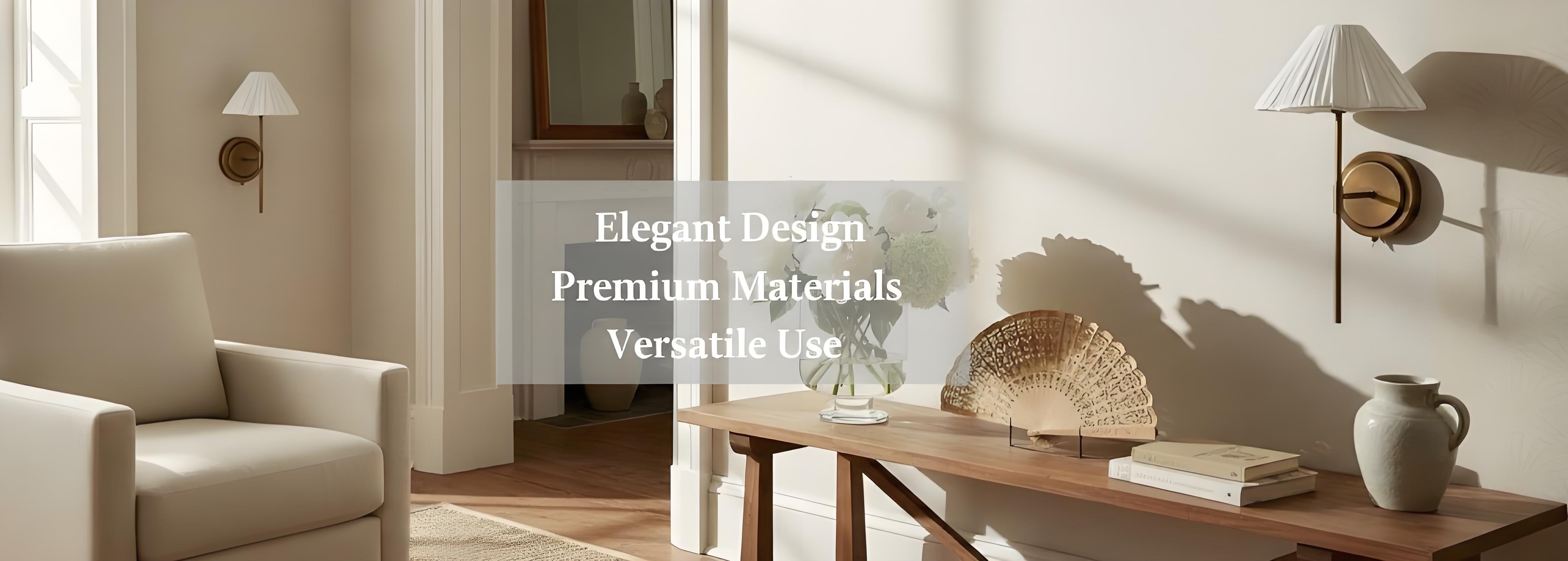Lindi Linen Scalloped Pleated Wall Light