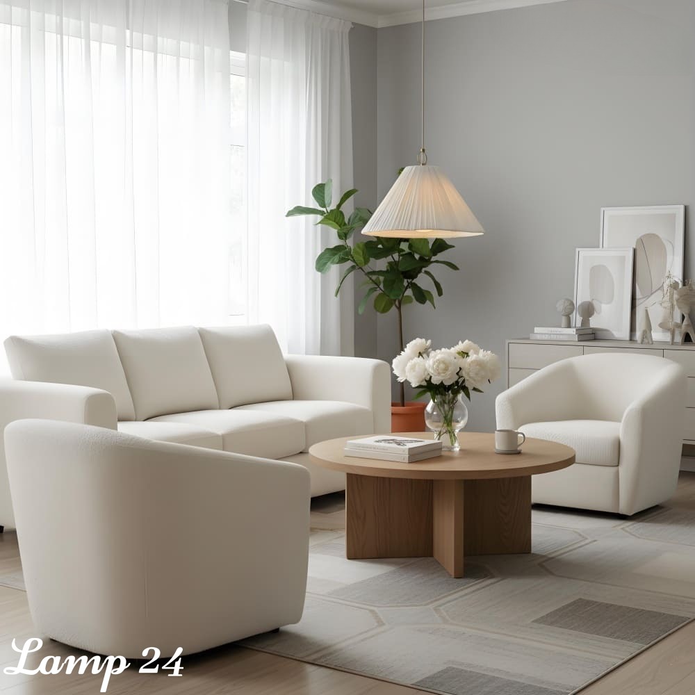 Lindi pendant light in a living room