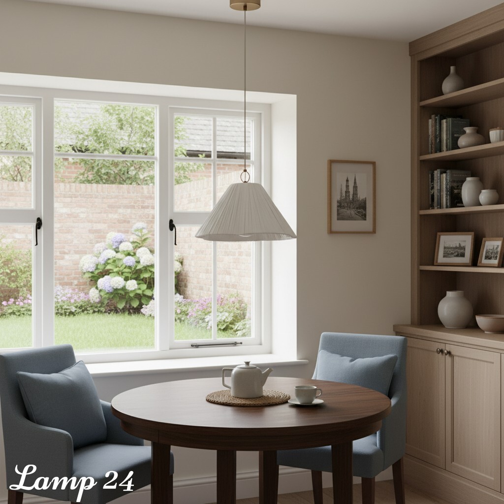 Lindi pendant light in a dining nook