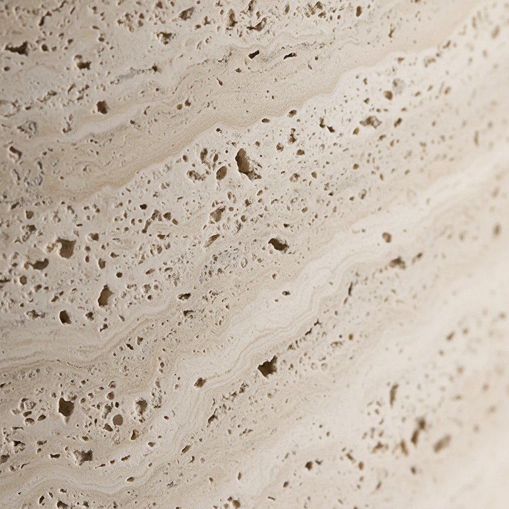 Pores in natural stone