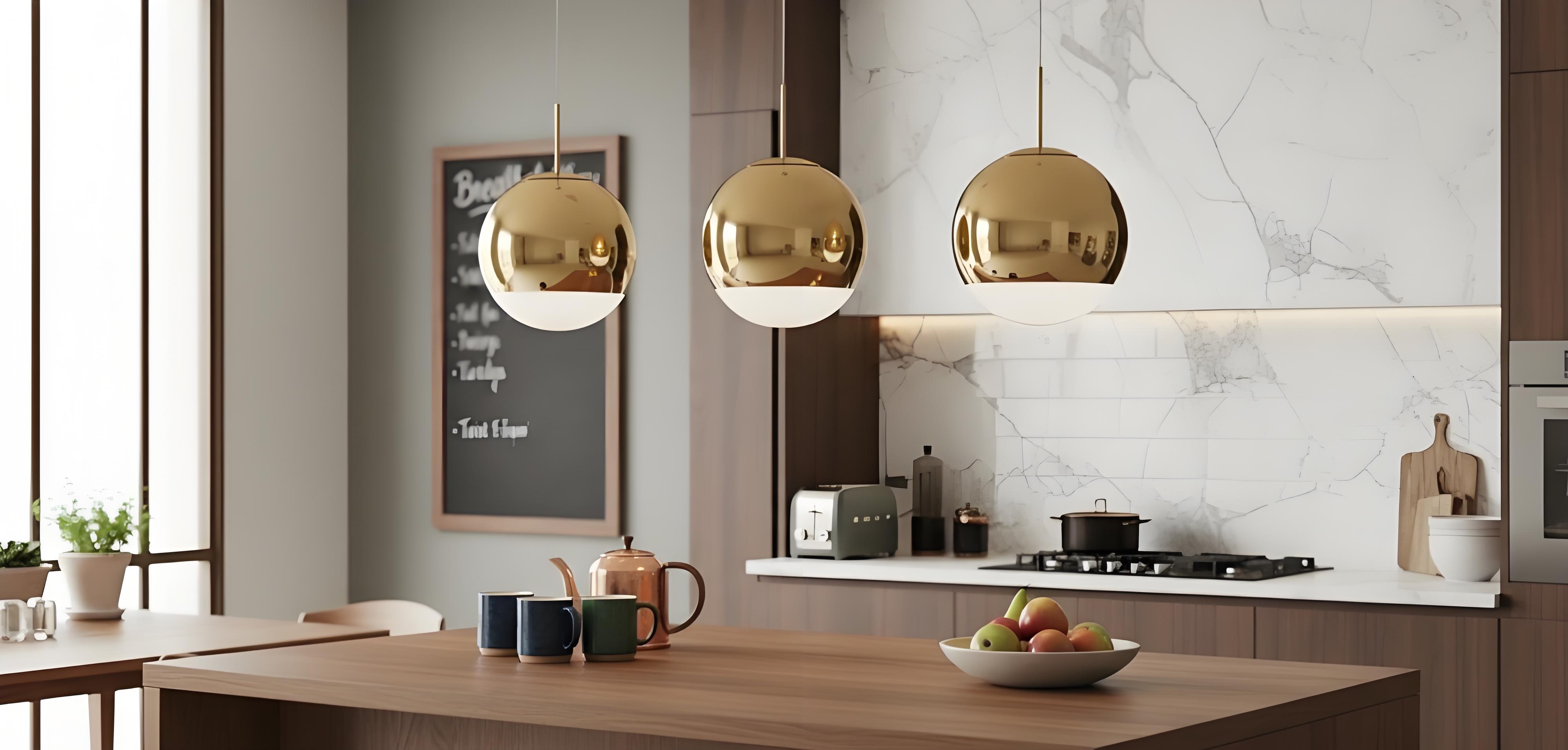 Modern Reflective Globe Pendant Light