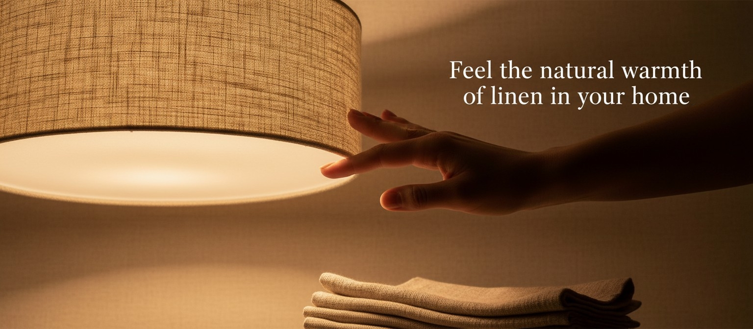 Feel the natural warmth of linen in your home