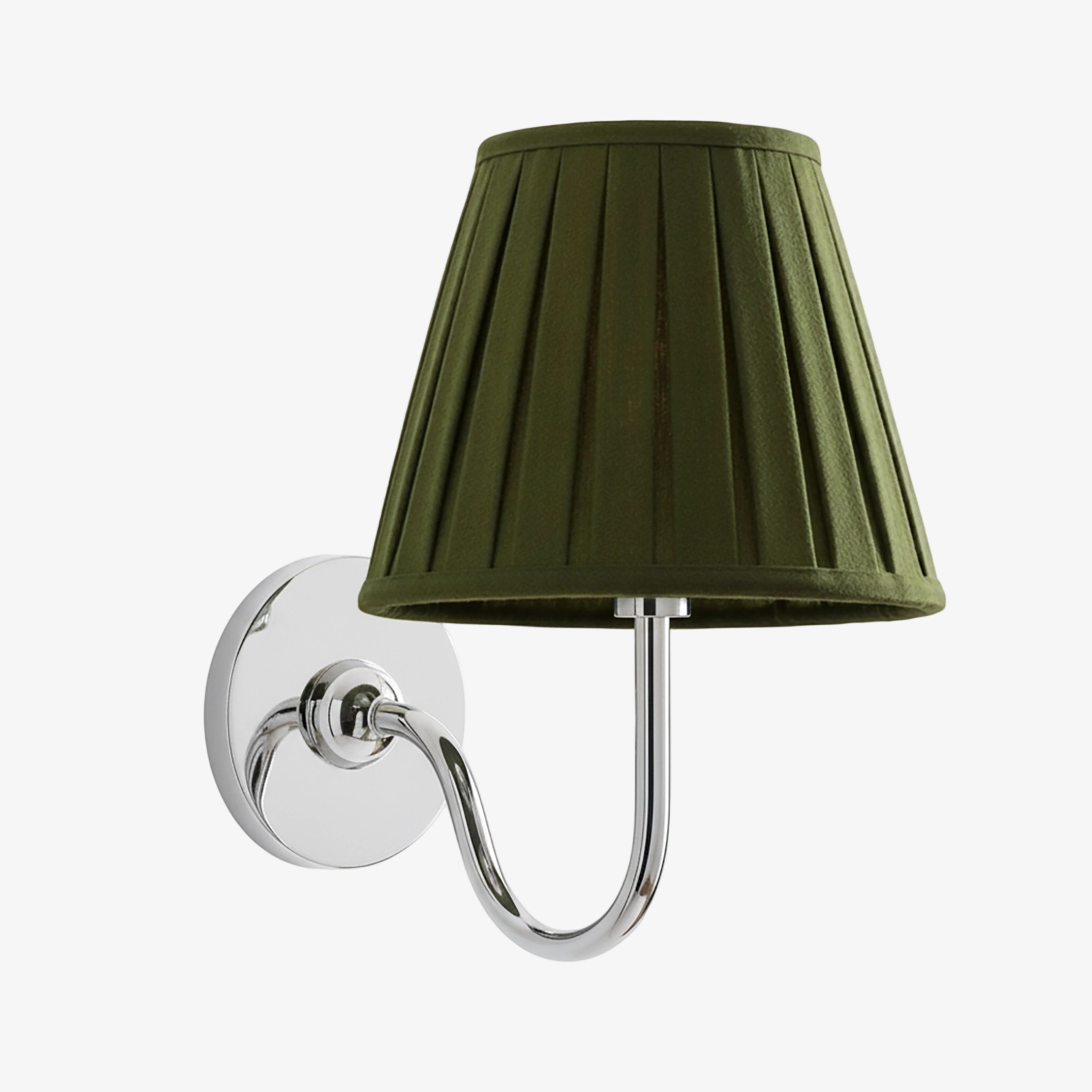 Pleated shade scene