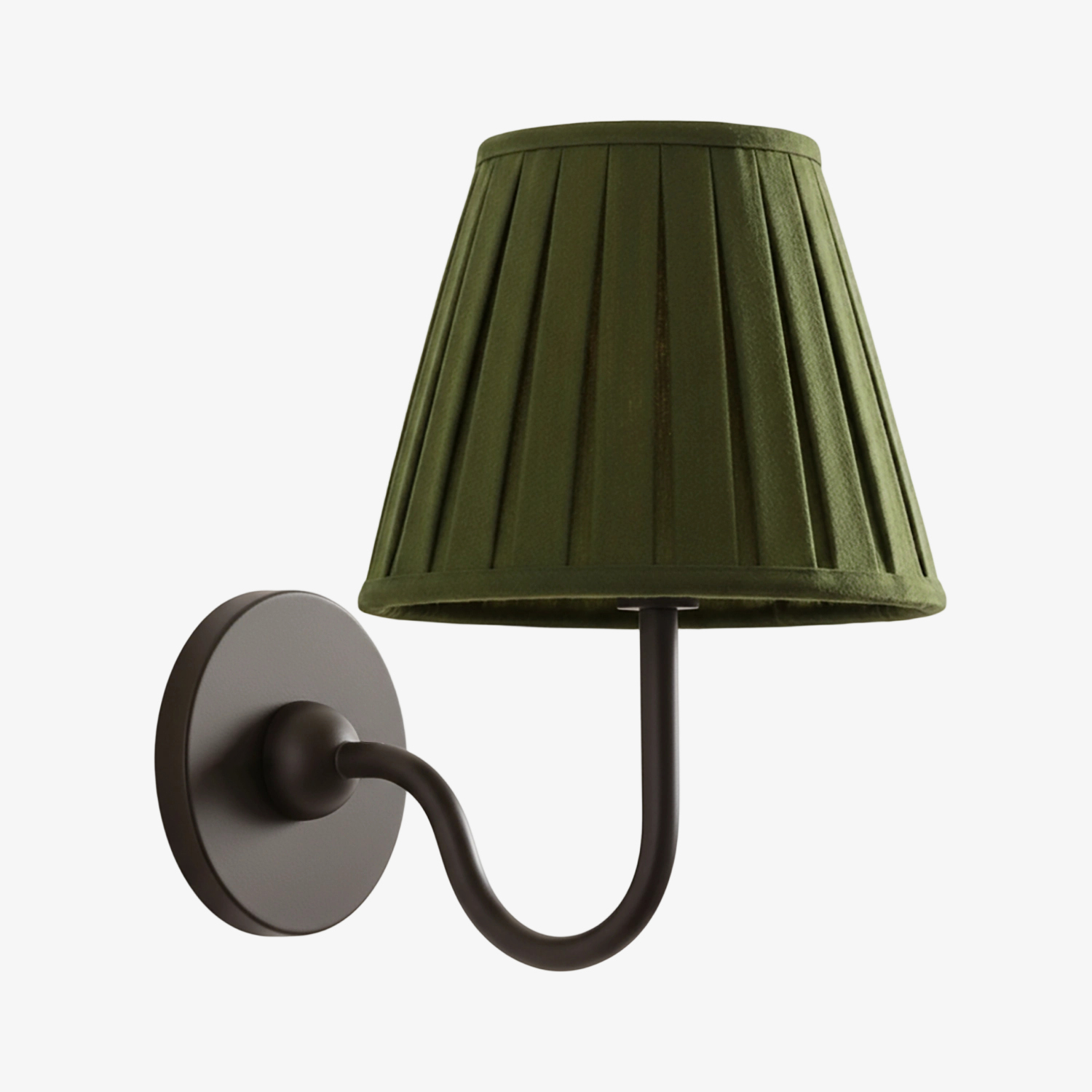Pleated shade color combination