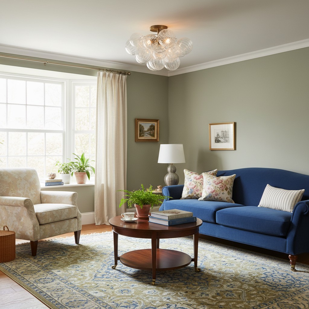 Bravira ceiling light in living room