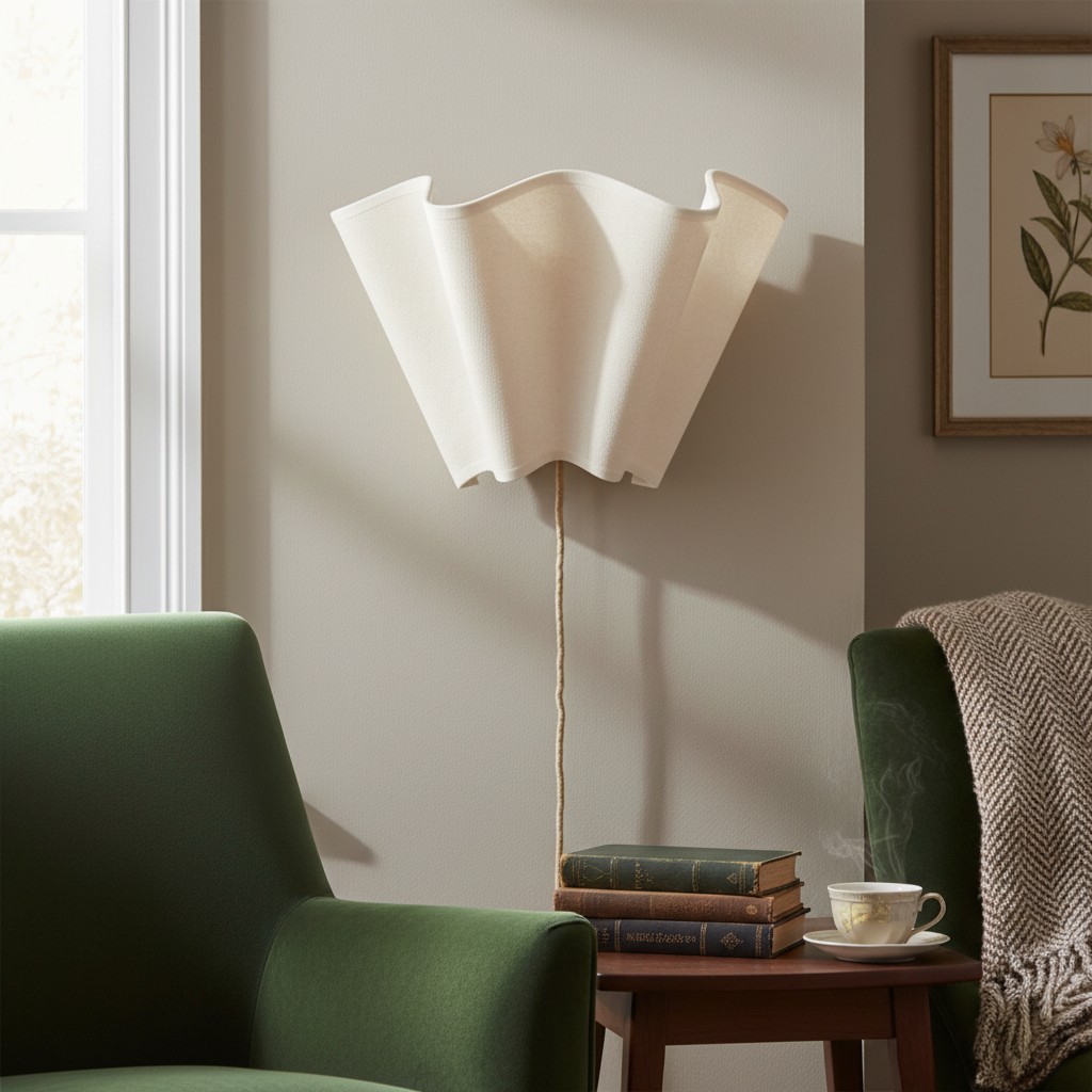 Oslan sconce above a console table